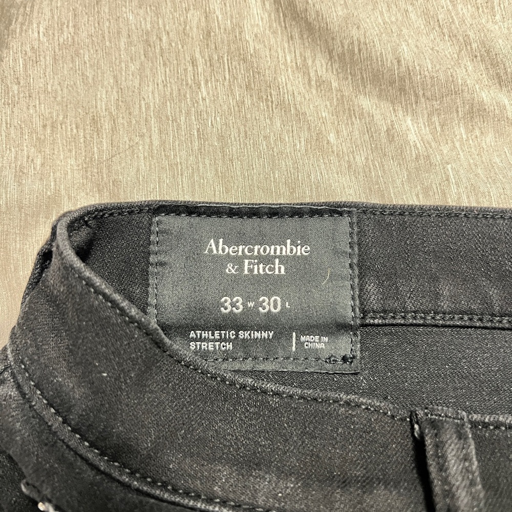 Abercrombie & Fitch Black Skinny Jeans